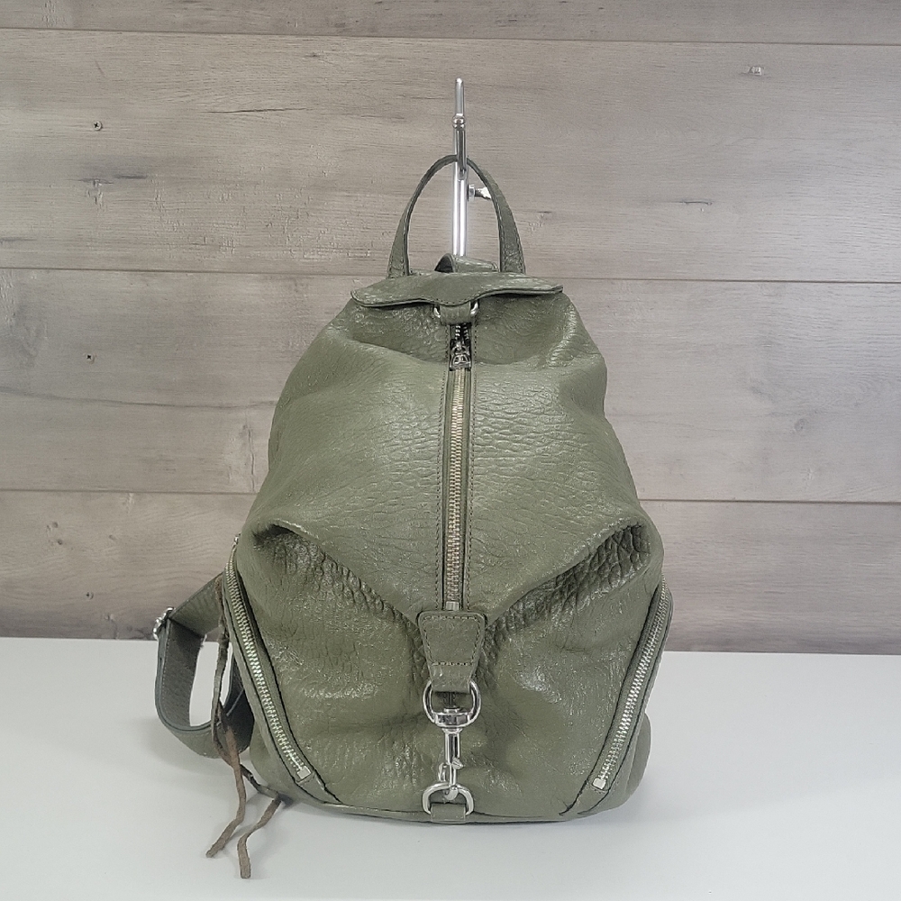 Rebecca Minkoff Olive Green Leather Backpack โ Women's Everyday Bag